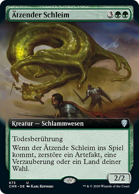 Ätzender Schleim