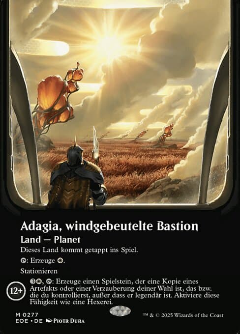 Adagia, windgebeutelte Bastion