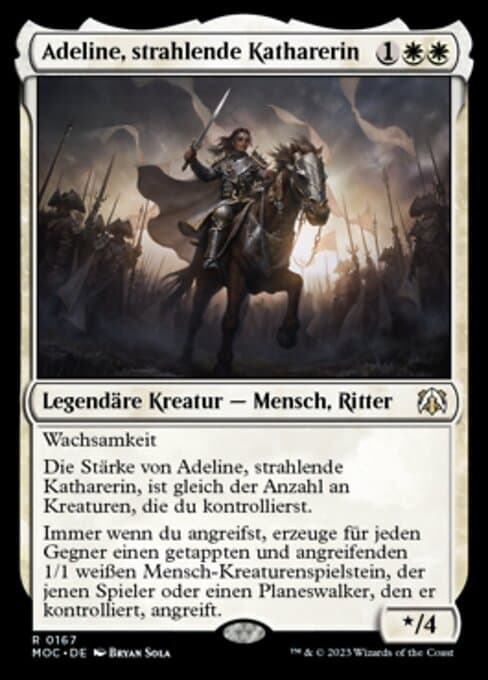 Adeline, strahlende Katharerin
