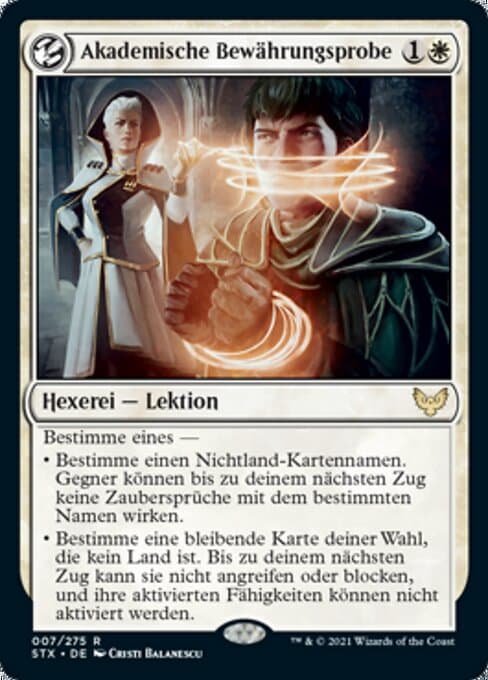 Akademische Bewährungsprobe