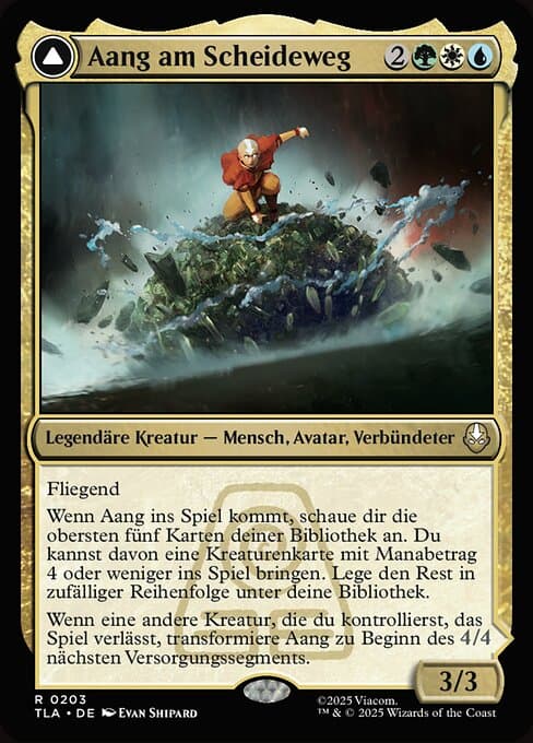 Aang am Scheideweg