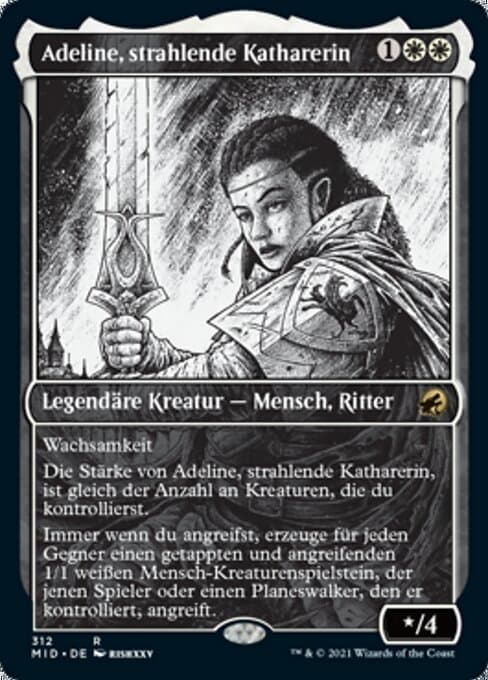 Adeline, strahlende Katharerin