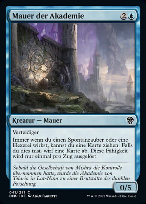 Mauer der Akademie