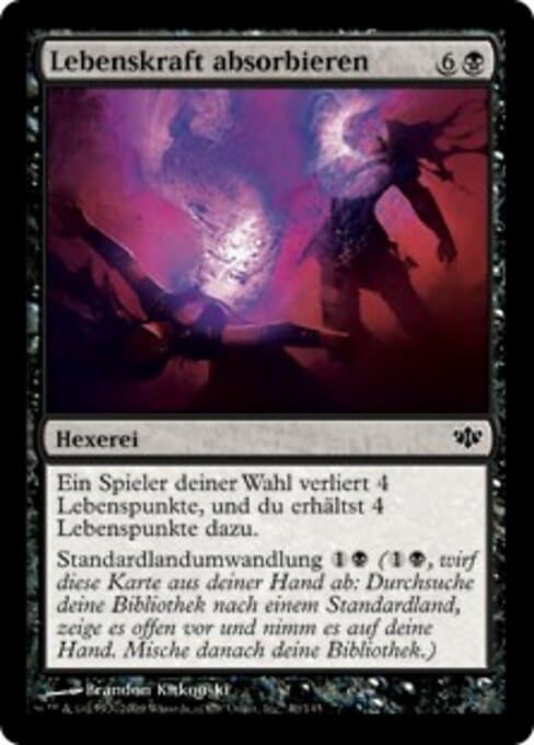 Lebenskraft absorbieren