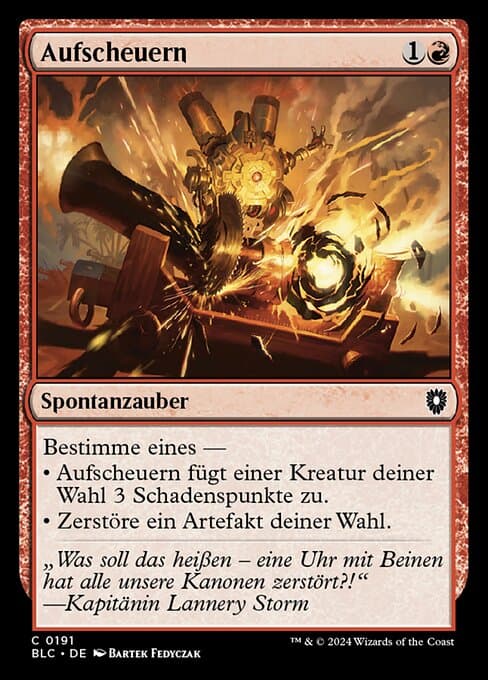 Aufscheuern