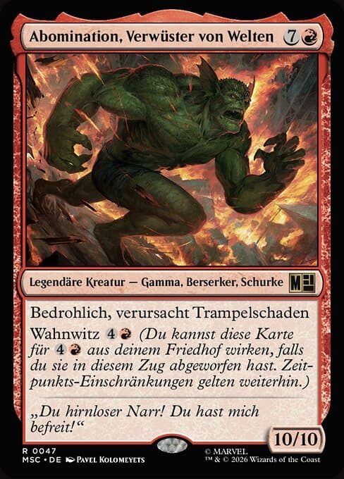 Abomination, Verwüster von Welten