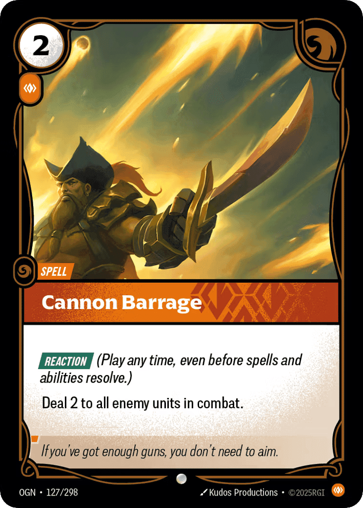 Cannon Barrage