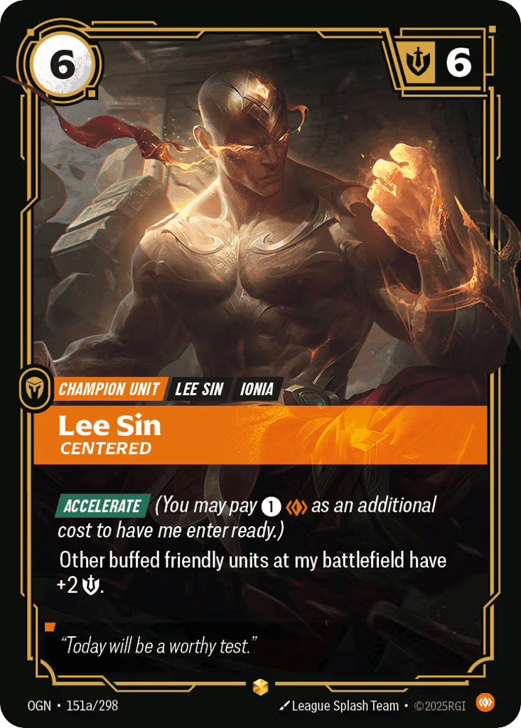 Lee Sin, Centered