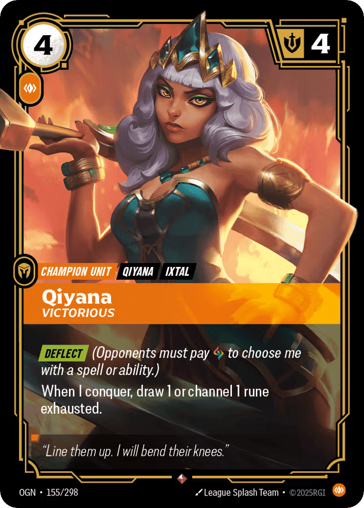 Qiyana, Victorious