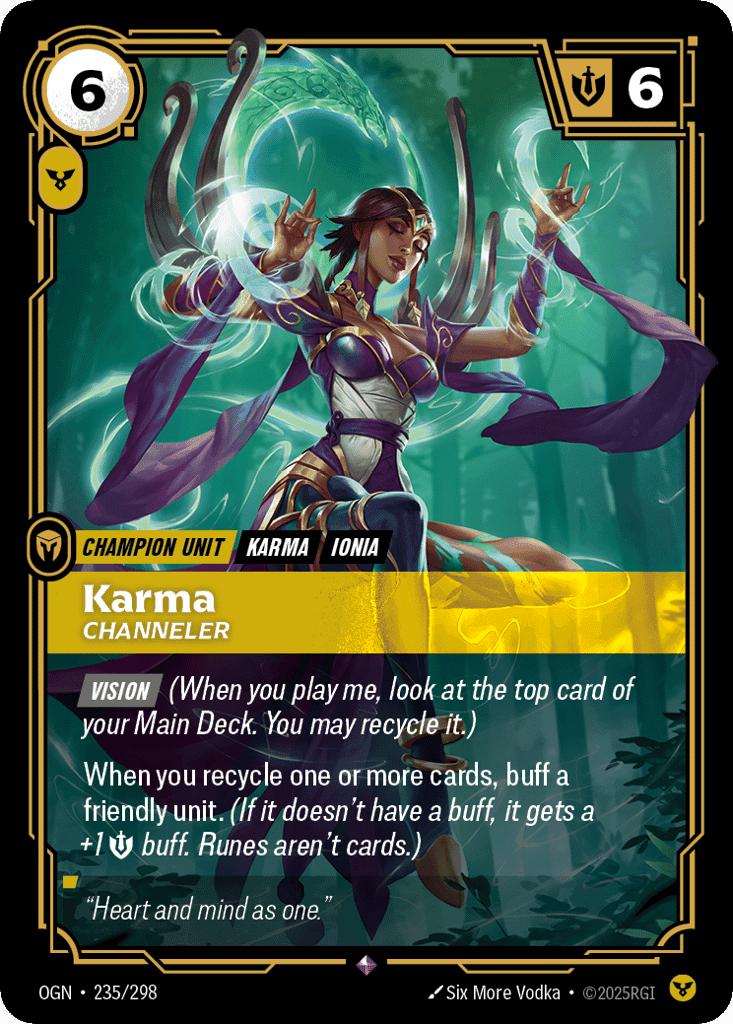Karma, Channeler
