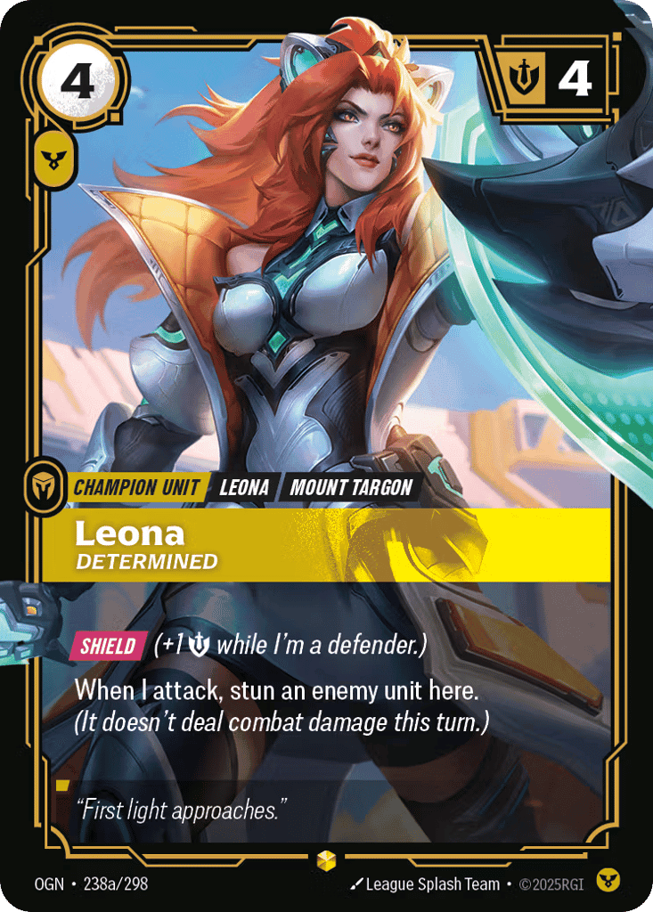 Leona, Determined