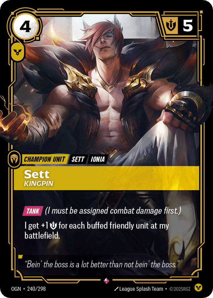 Sett, Kingpin