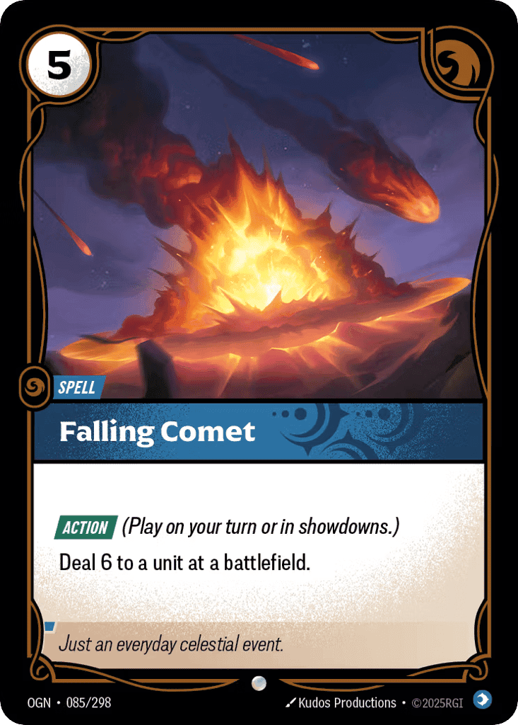 Falling Comet