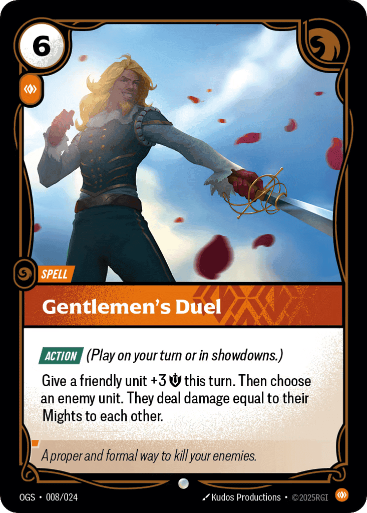Gentlemen's Duel