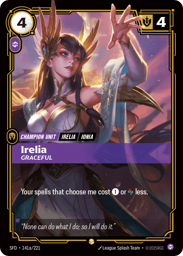 Irelia, Graceful