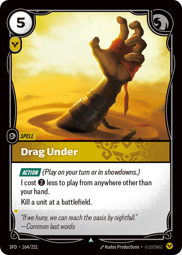 Drag Under