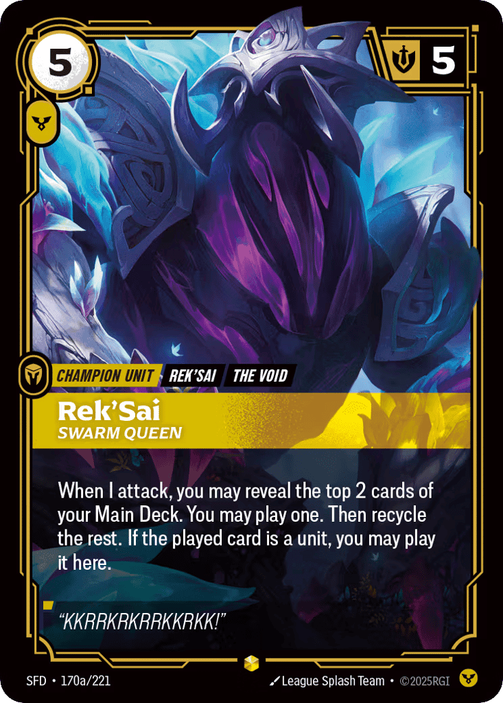 Rek'sai, Swarm Queen
