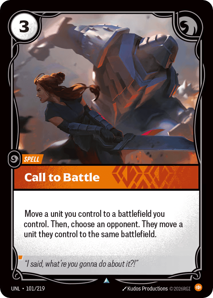Call To Battle