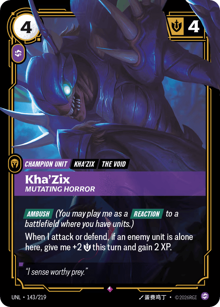 Kha'zix, Mutating Horror