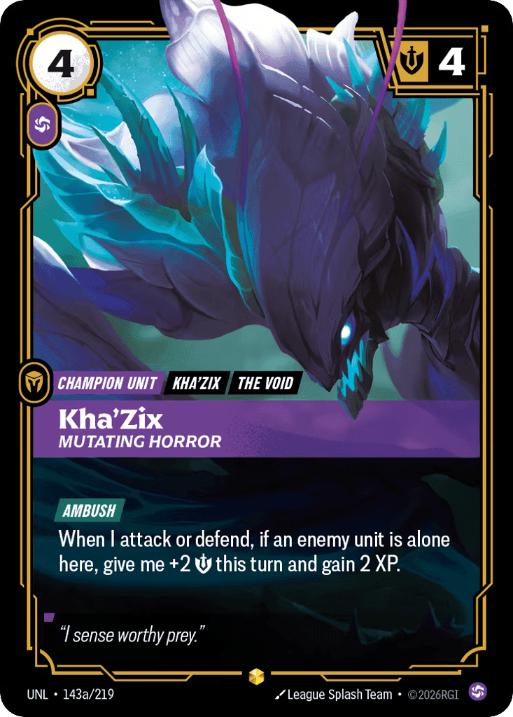 Kha'zix, Mutating Horror