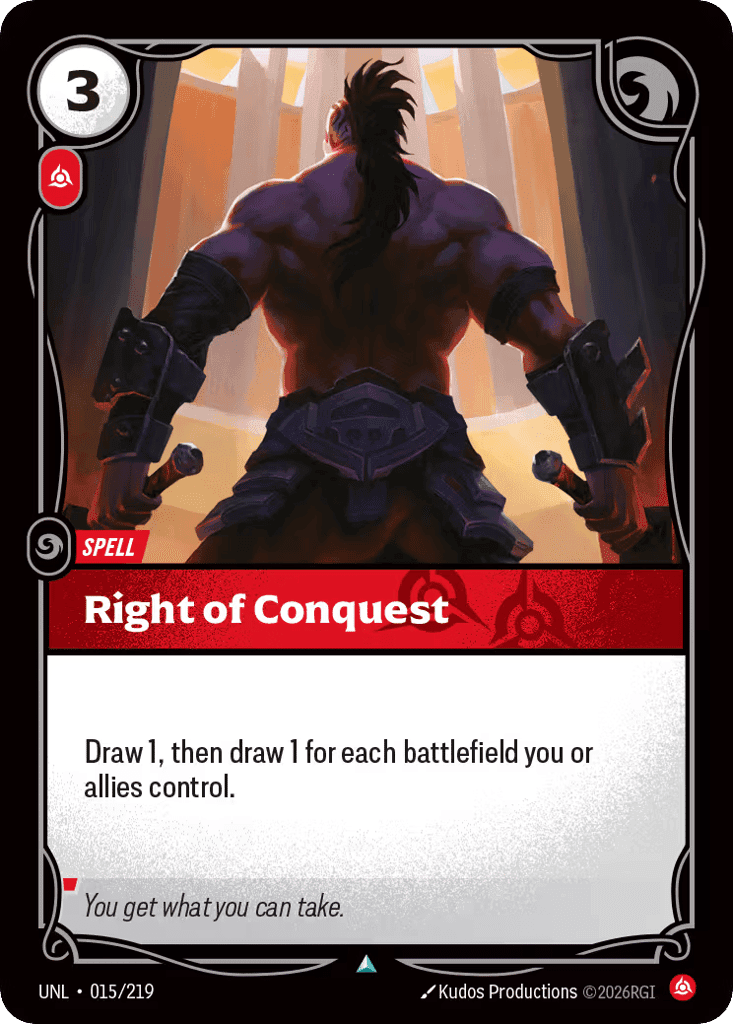 Right Of Conquest