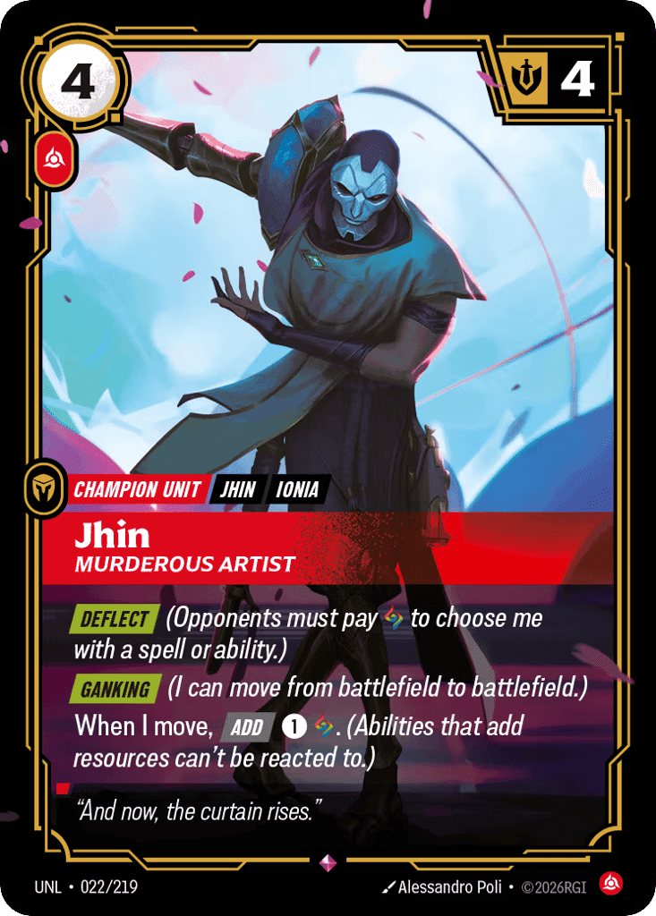 Jhin, Murderous Artist