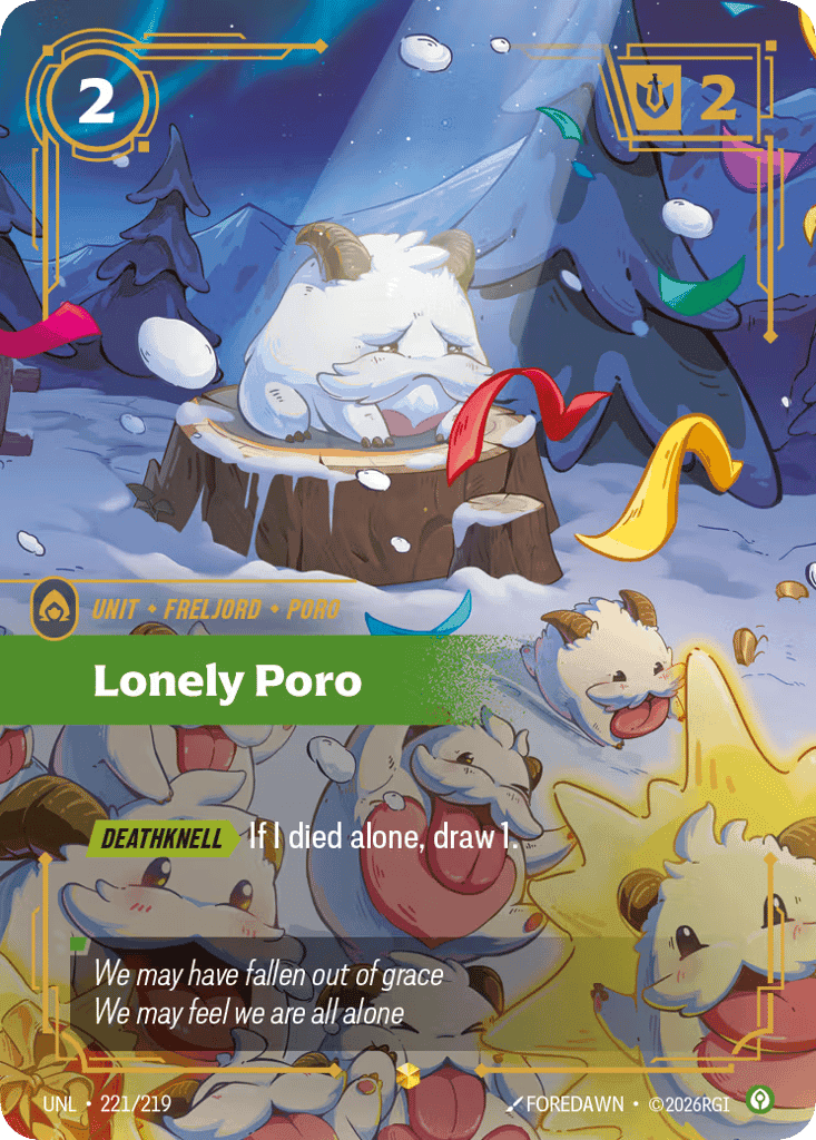 Lonely Poro