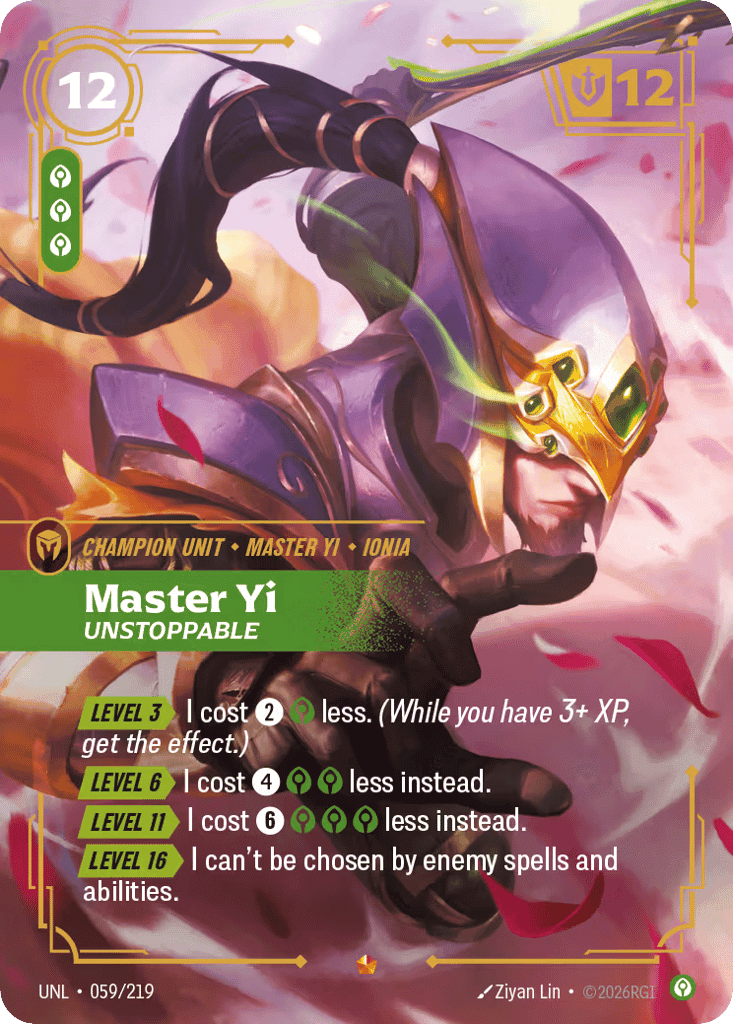 Master Yi, Unstoppable