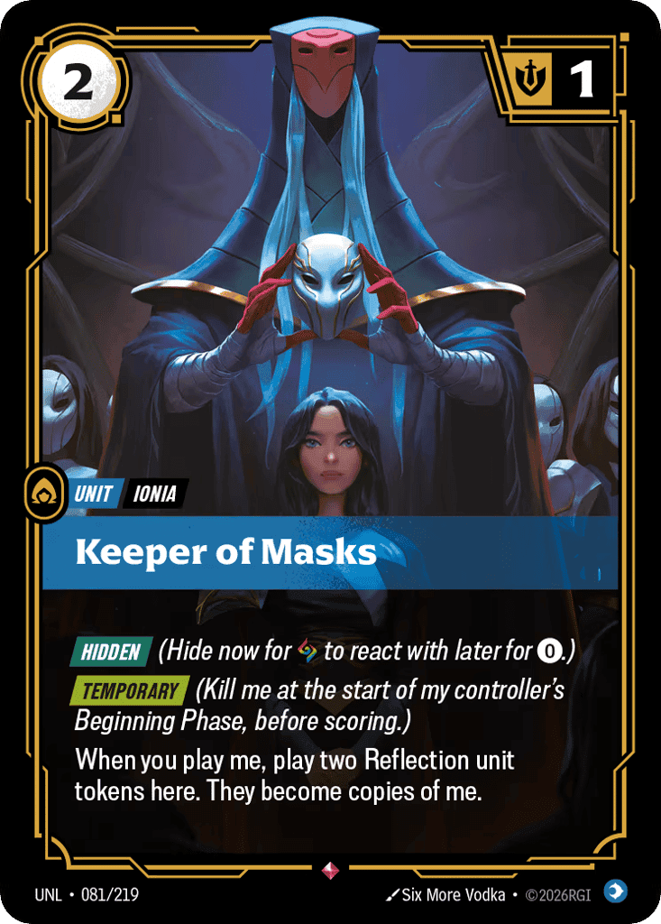 Keeper Of Masks