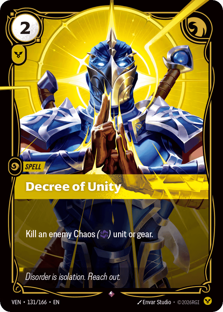 Decree Of Unity