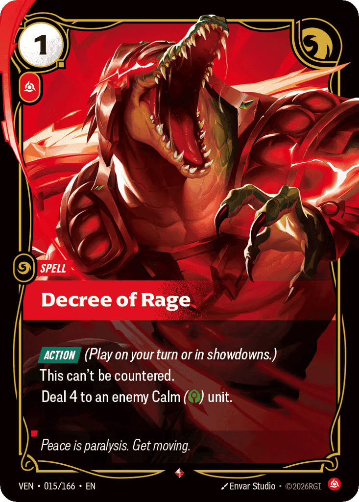 Decree Of Rage