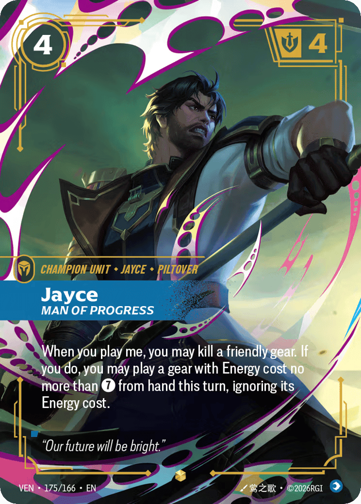 Jayce, Man Of Progress