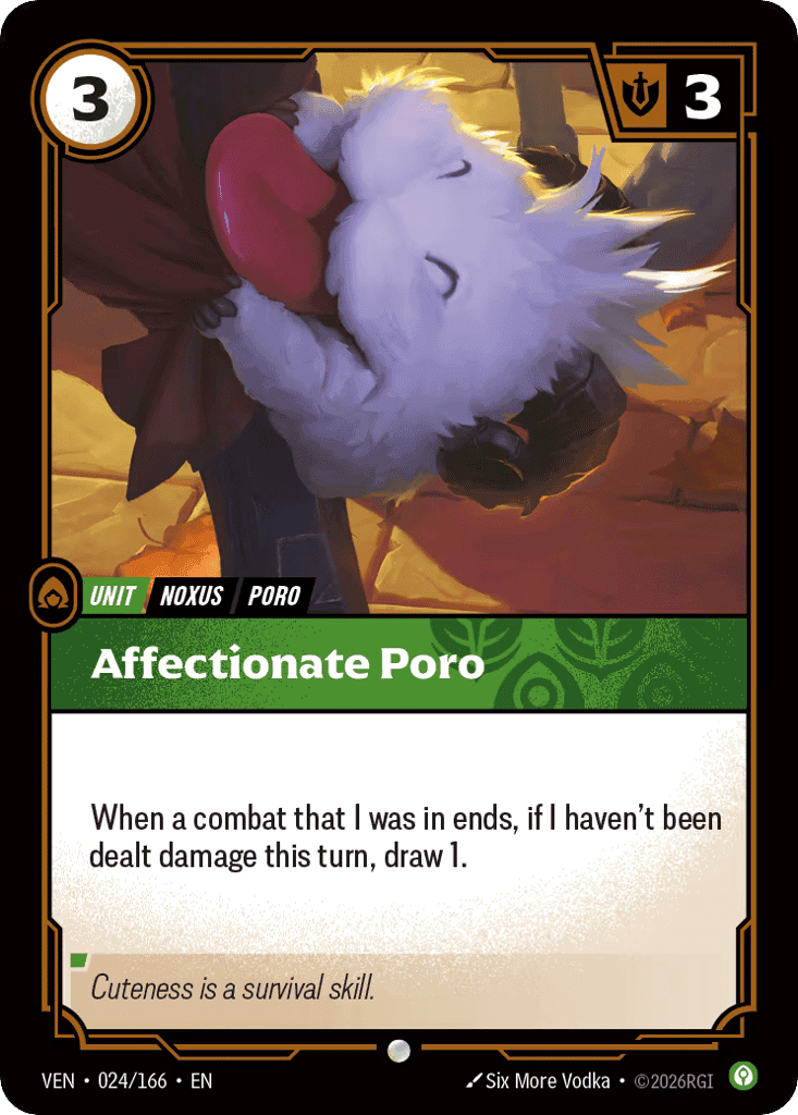 Affectionate Poro