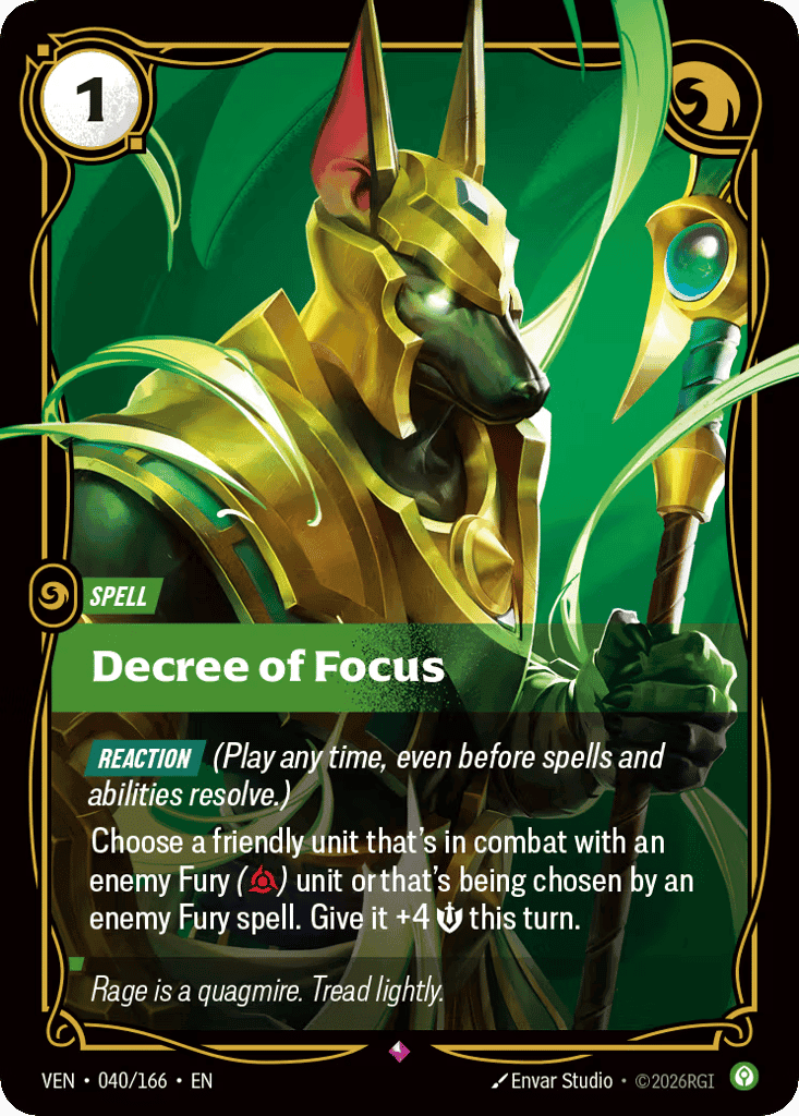 Decree Of Focus