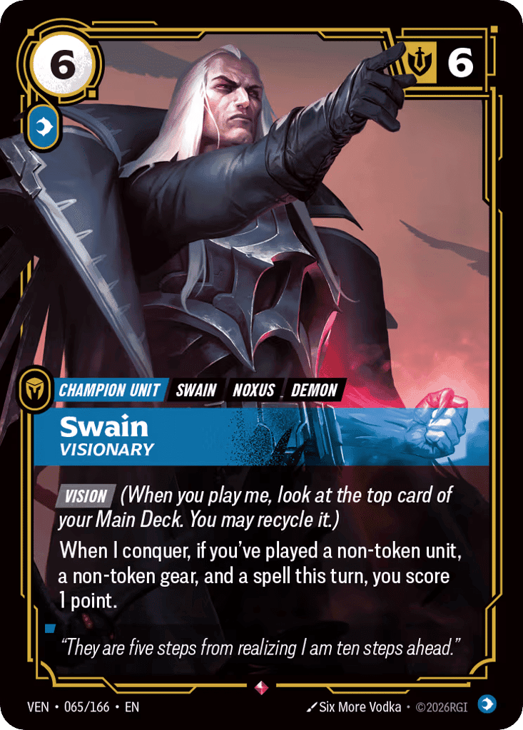 Swain, Visionary