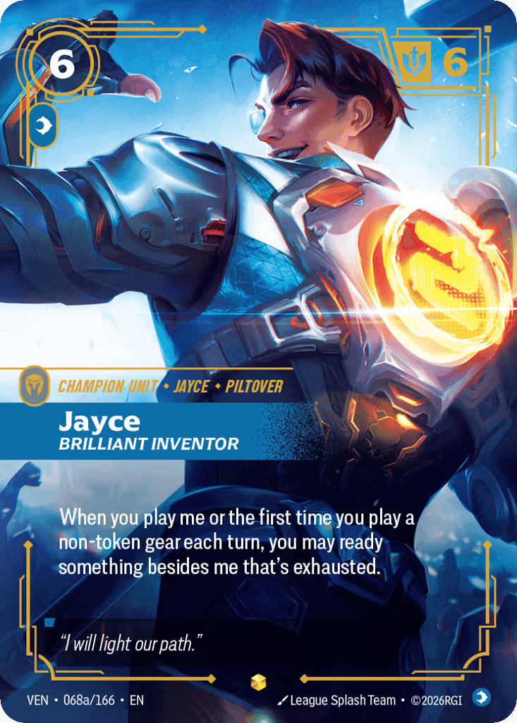 Jayce, Brilliant Inventor