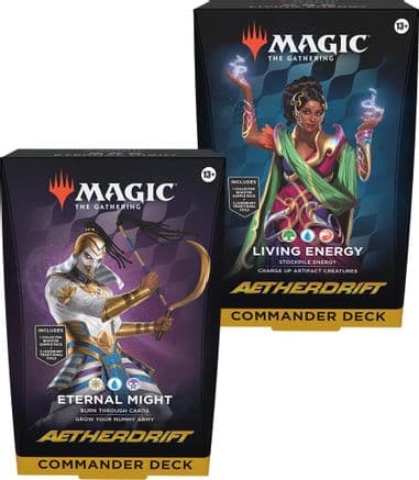 Aetherdrift Commander Decks Set of 2