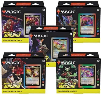 March of the Machine Commander Decks Set of 5