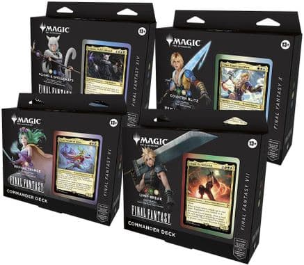 Final Fantasy Commander Decks Set of 4