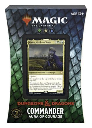 Adventures in the Forgotten Realms Commander Deck Aura of Courage