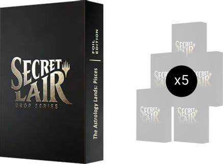 Secret Lair Bundle Astrology Lands Pisces Foil