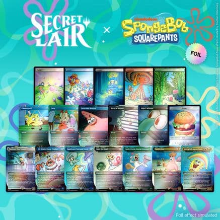 Secret Lair Bundle Spongebob Squarepants Rainbow Foil