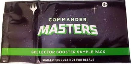 Commander Masters Collector Booster Sample Pack