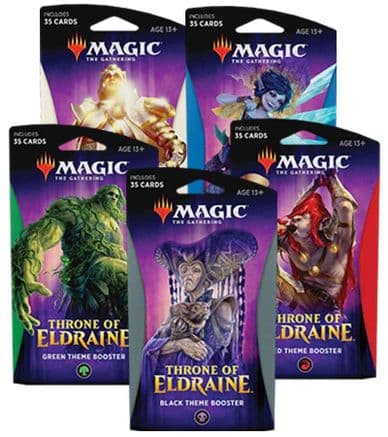 Throne of Eldraine Theme Booster Pack Set of 5