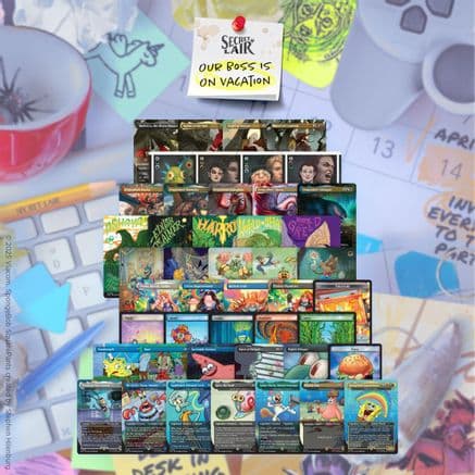 Secret Lair Bundle Our Boss is on Vacation Superdrop Desk Fort Made ofs