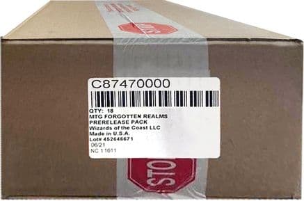 Adventures in the Forgotten Realms Prerelease Pack Case