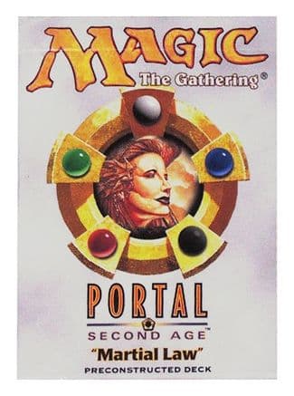 Portal Second Age Theme Deck Martial Law