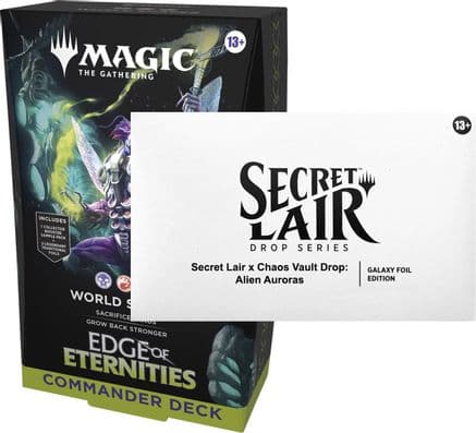 Secret Lair Bundle Commander Reinforcements World Shaper Bundle Galaxy Foil