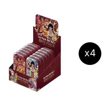 One Piece Tin Pack Set Vol. 1 Display Case