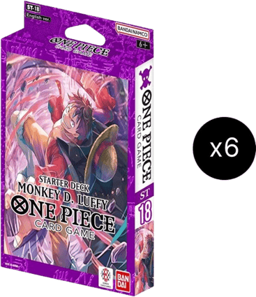 Starter Deck 18: PURPLE Monkey.D.Luffy Display